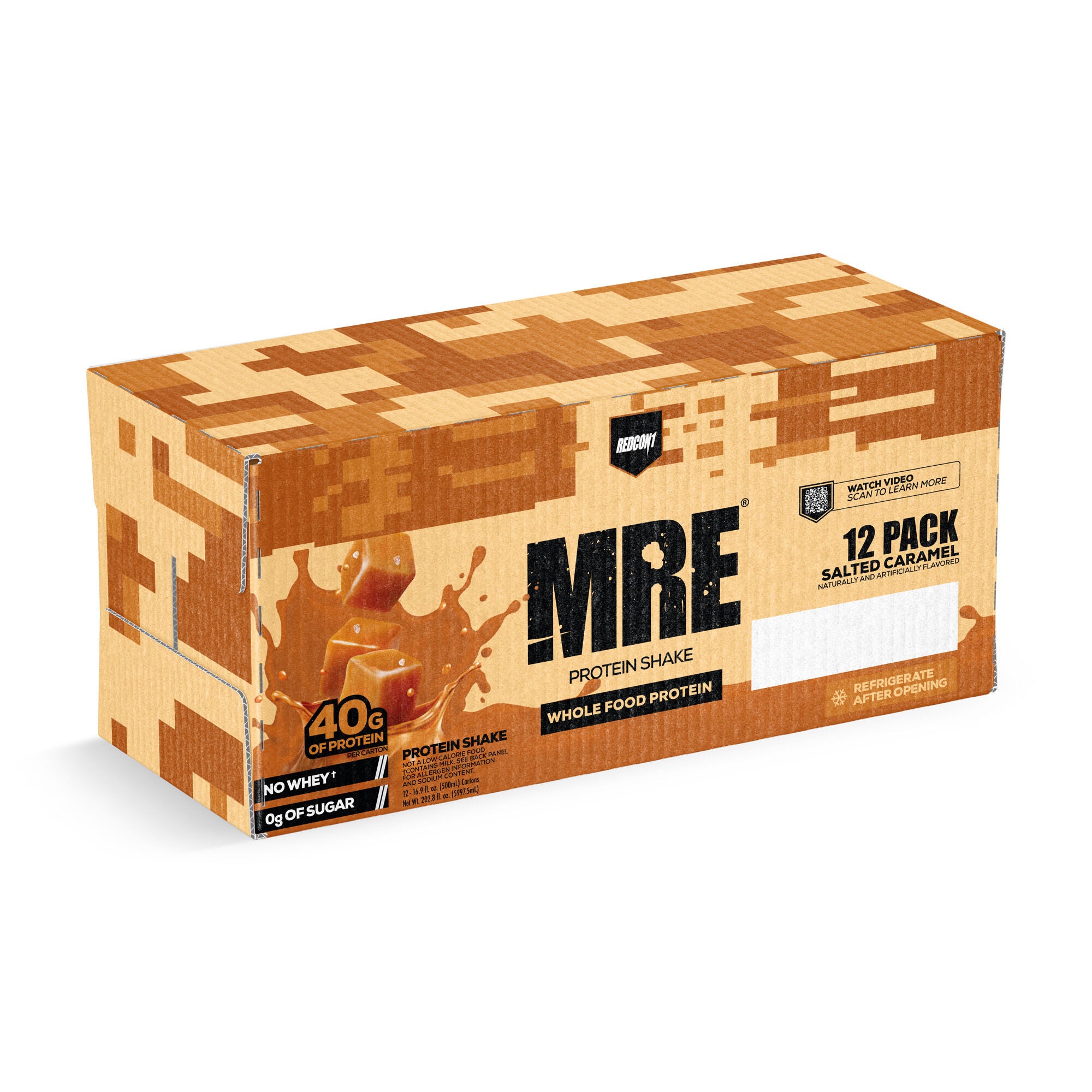 MRE&reg; Protein Shake RTD - Salted Caramel - 12 pack  | GNC